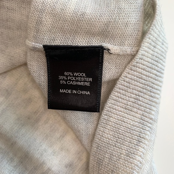 SCOOP NYC CREAM WOOL PULLOVER SWEATER - Picture 5 of 6